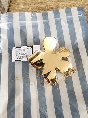 NWT Lele Sadoughi Lily Polished Claw Clip